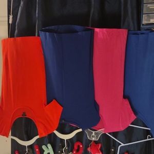 J CREW short sleeve tees (s) LOT OF 4